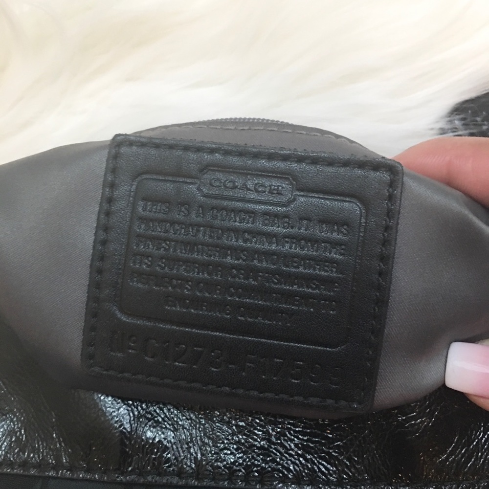 Black Coach Handbag - Picture 9 of 10